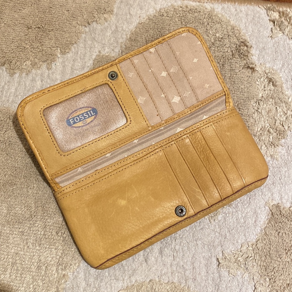 Fossil Leather Wallet / Pouch - Picture 3 of 11